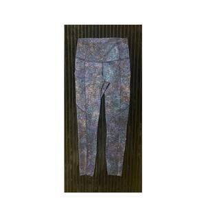Lululemon Fast and Free High Rise Tight 25" – Polar Lights Multicolor, Size 5